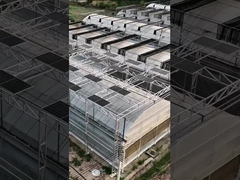 Modern akıllı Venlo polikarbonat panel çok açıklıklı güneş fotovoltaik serası